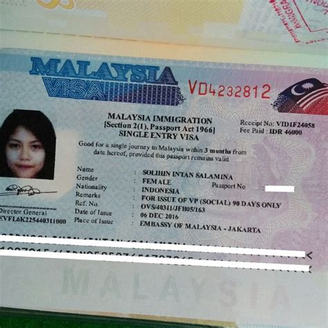 malaysia visa entry requirements